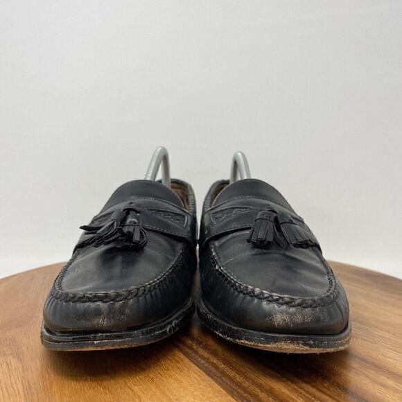 Allen Edmonds Men\'s Maxfield Loafer Slip On Dress Shoe Size 9 D Black Leather